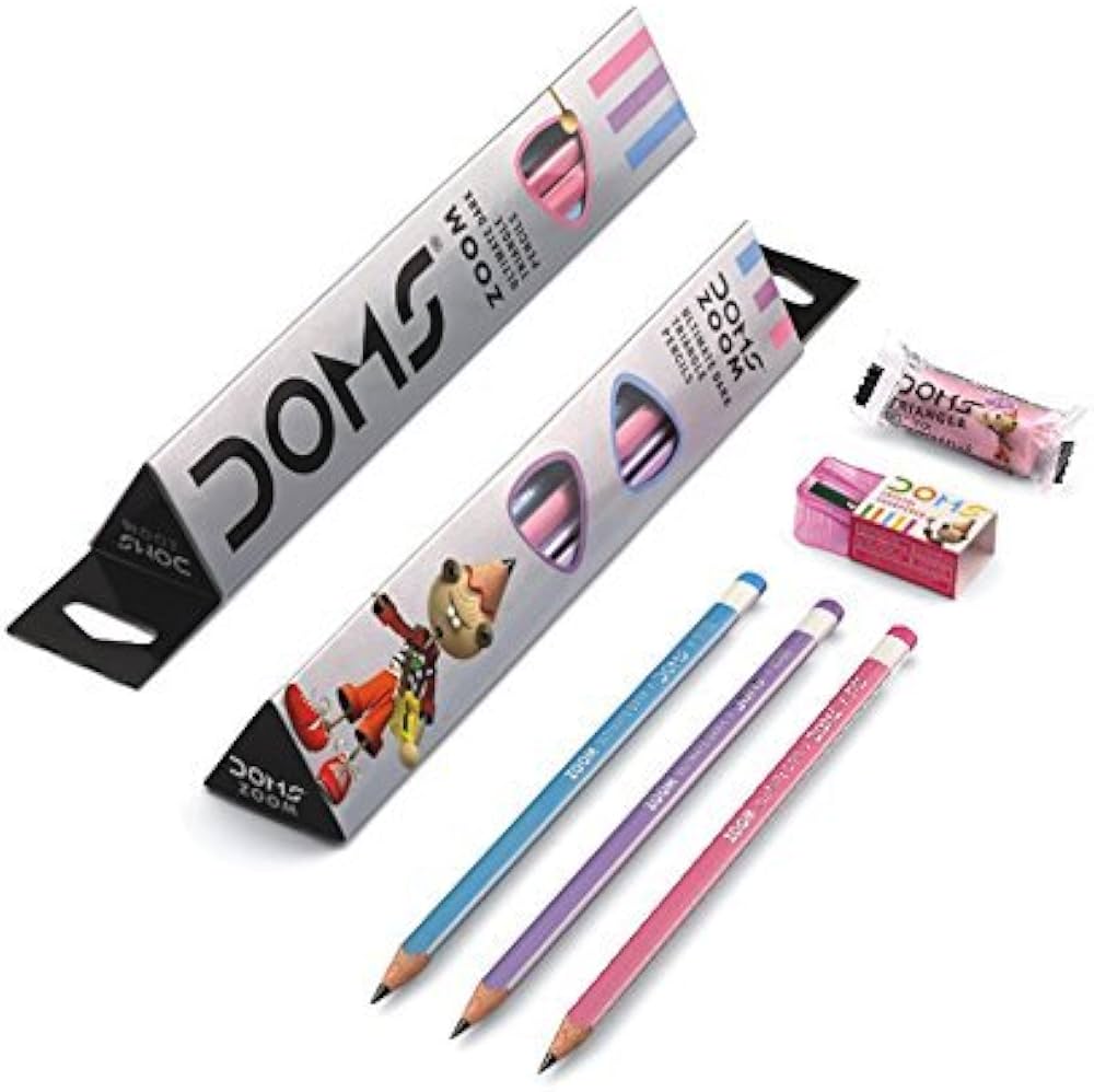 Doms Zoom Ultimate Dark Pencil - Pack Of 10 Pencils